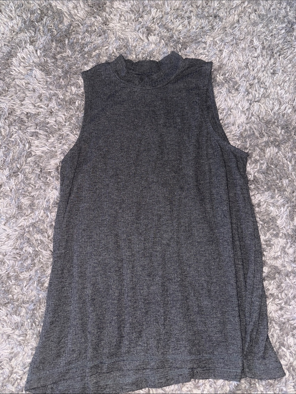 O’Neill Sleeveless Mock Neck Women’s Top - Charcoal Gray